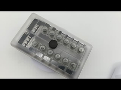 पॉजिटिव और नेगेटिव बसबार के साथ मानक ब्लेड फ्यूज बॉक्स - नेगेटिव बस के साथ 12 वे फ्यूज बॉक्स