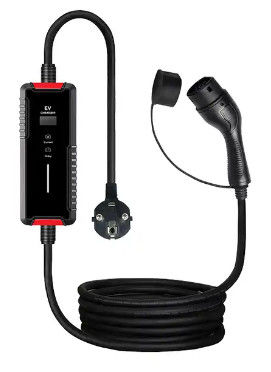 GBT 3.5KW 7KW IP65 कॉम्पैक्ट पोर्टेबल ईवी चार्जर मौसम प्रूफ और ओवर करंट संरक्षण