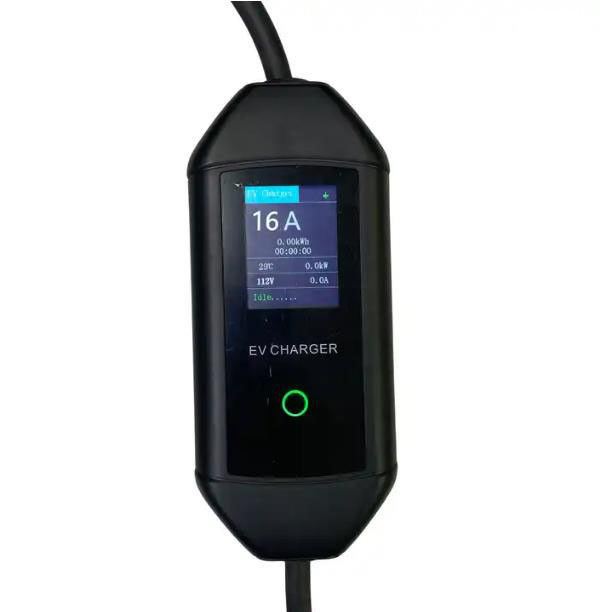3.5KW 7KW होम पोर्टेबल ईवी चार्जर टाइप 1 SAE J1772 IP54 सुरक्षा स्तर