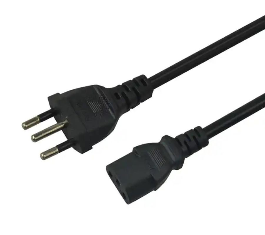 अनुकूलित ब्राज़ील पावर केबल 1.5m / 1.8m / 2m AC पावर कॉर्ड केबल