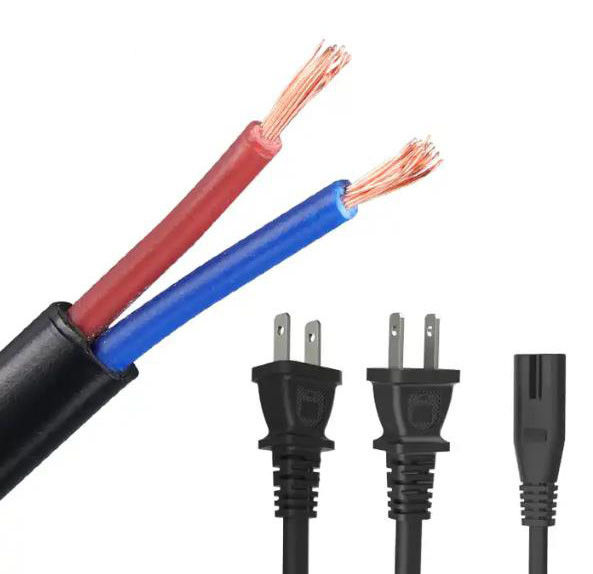 पीवीसी NEMA जापान पावर कॉर्ड प्रकार C13 18awg एक्सटेंशन पावर केबल