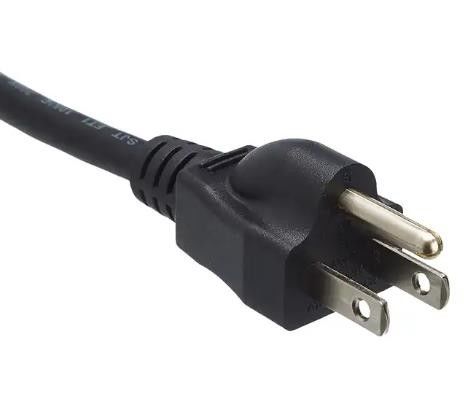 आईईसी यूएस पावर कॉर्ड वॉटरप्रूफ 250V 3 पिन कंप्यूटर एसी पावर केबल