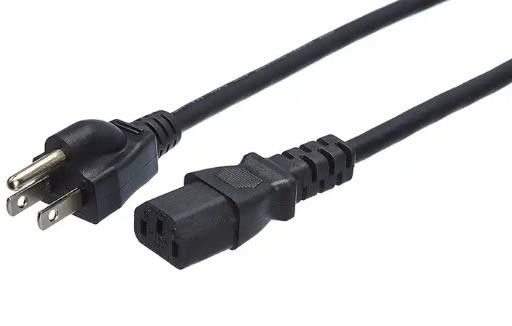 आईईसी यूएस पावर कॉर्ड वॉटरप्रूफ 250V 3 पिन कंप्यूटर एसी पावर केबल