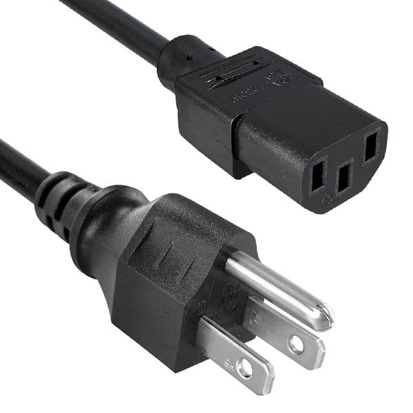 आईईसी यूएस पावर कॉर्ड वॉटरप्रूफ 250V 3 पिन कंप्यूटर एसी पावर केबल