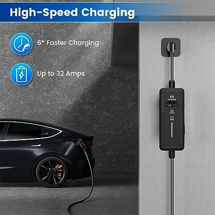 3.5KW 16A 7KW 32A होम एप्लीकेशन कनेक्टर कार इलेक्ट्रिक चार्जर टाइप 2 Ac Ev पोर्टेबल चार्जर