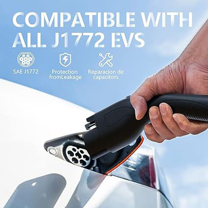 GBT 3.5KW 7KW IP65 कॉम्पैक्ट पोर्टेबल ईवी चार्जर मौसम प्रूफ और ओवर करंट संरक्षण