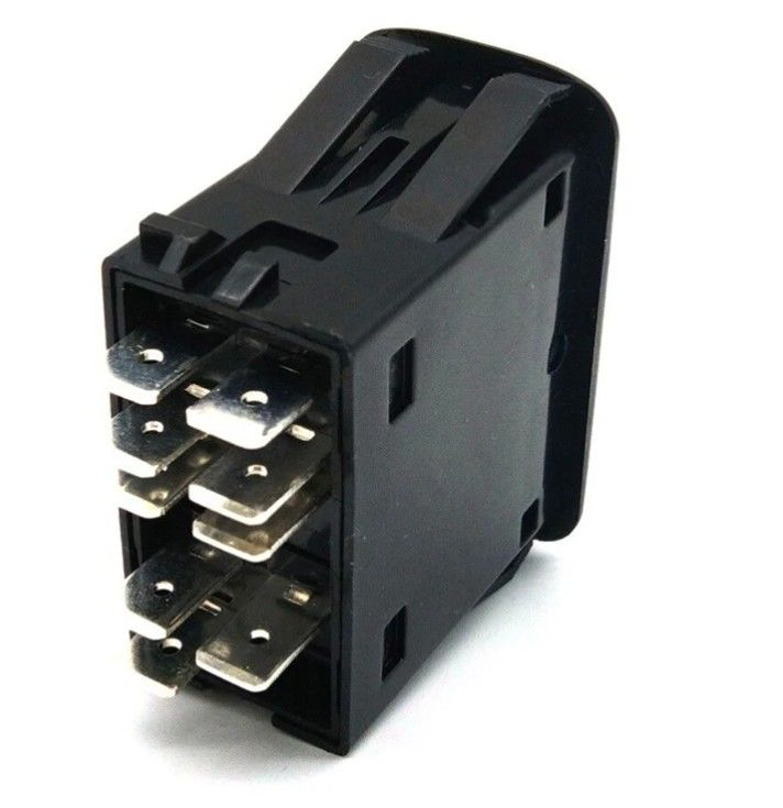 कस्टम मिनी रॉकर स्विच 12v आइकन इन आउट 9 पिन ऑन ऑफ ऑन एल सीरीज