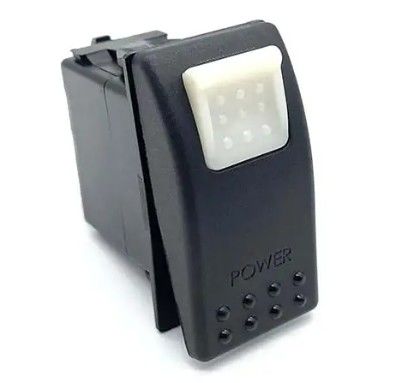 डीसी 24v 10a 20a सुरक्षा रॉकर स्विच कार नाव समुद्री टॉगल प्रिंट लेजर 12v