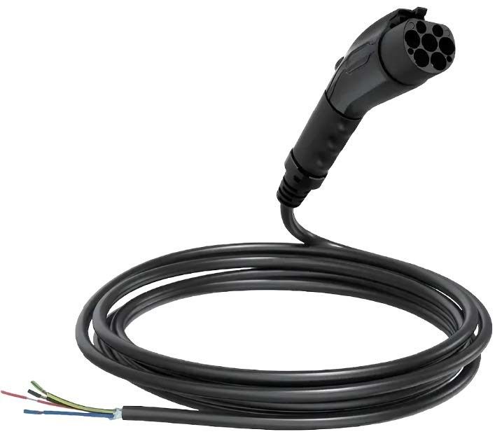 पोर्टेबल AC EV चार्जिंग केबल गन प्लग GBT कार EV चार्जर केबल 7 KW 32A