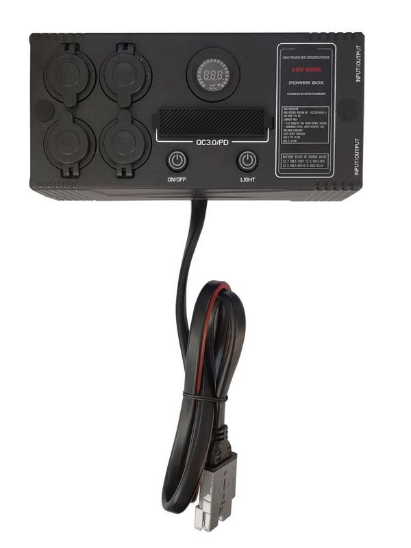 पोर्टेबल USB QC3.0 PD स्विच कंट्रोल डीसी डीसी चार्जर मिनी पावर बॉक्स कंट्रोल बॉक्स के साथ