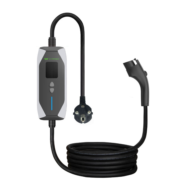 40A 9KW पोटेबल EVSE फास्ट चार्जर टाइप 1 EV कार आउटडोर चार्जर 5M केबल के साथ पोटेबल EV चार्जर