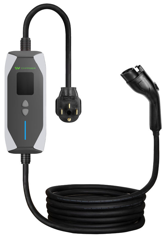 40A 9KW पोटेबल EVSE फास्ट चार्जर टाइप 1 EV कार आउटडोर चार्जर 5M केबल के साथ पोटेबल EV चार्जर