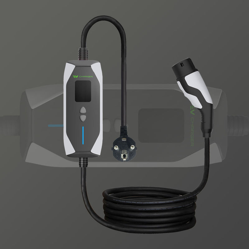 16A 3.5KW 32A 7KW पोर्टेबल EV 240V TYPE 2 होम पोर्टेबल लेवल 2 EV चार्जर फॉर EV कार
